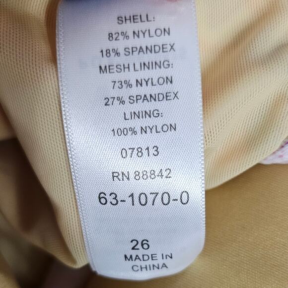 Swimsuits For All Tie Front Underwire Swim Dress NWT Size 26 - Picture 11 of 13